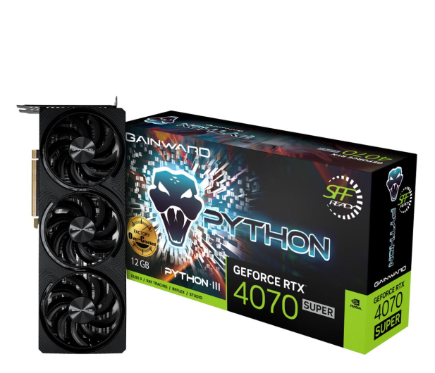 Gainward GeForce RTX 4070 Super Python III OC 12GB GDDR6X